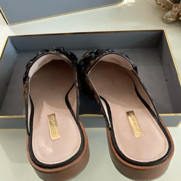 Louise et Cie, LO-BYER Leopard Print Cow Hair & Leather mule, size 8 - Picture 7 of 10